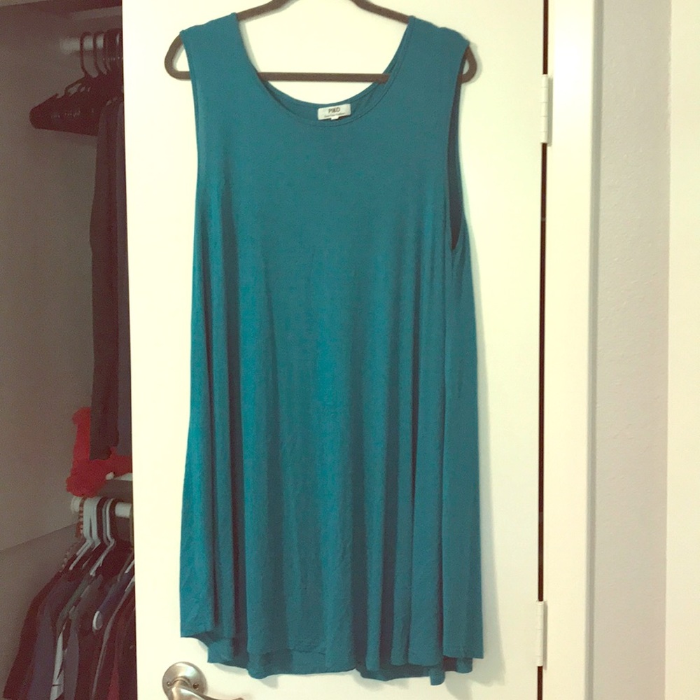 Teal Casual Dress